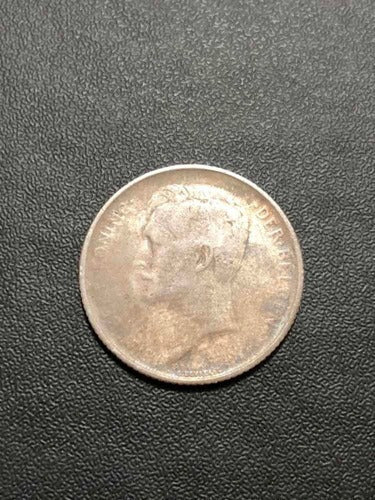 Moeda Antiga 1913 Belgica 1 Franco