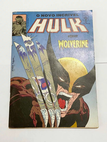 Hq Gibi Antigo O Novo Incrivel Hulk Versus Wolverine 1991