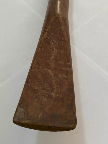 Antigo Cajado Bengala Arte Indígena Madeira Nobre