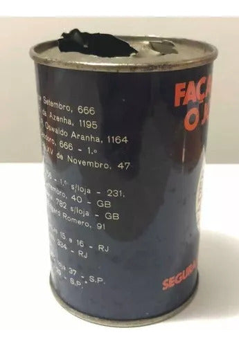 Cofrinho de lata Antigo Crefisul João De Barro  Anos 70