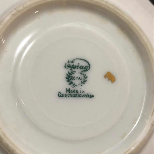 Antigo Prato Porcelana Epiag Checoslováquia