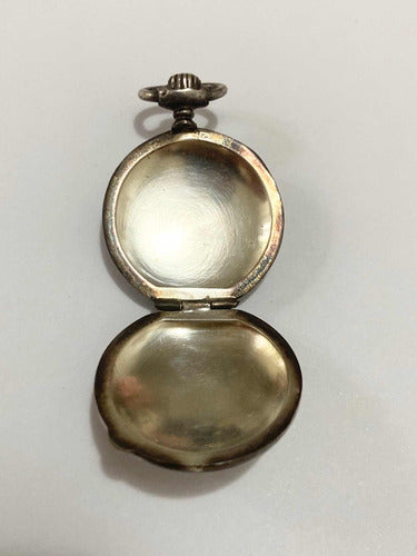 Antigo Porta Comprimido Cor Prata