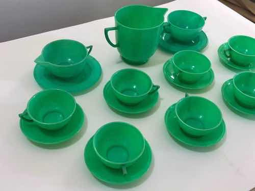 Lote De Xicaras E Pires Brinquedo Antigo Trol
