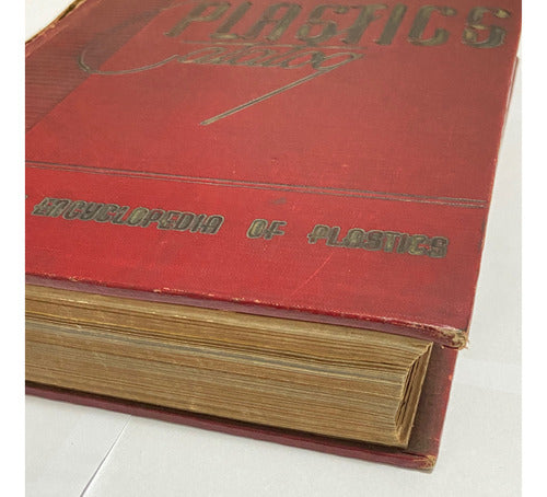 Livro Antigo Catálogo De Plásticos - A Enciclopédia 1945