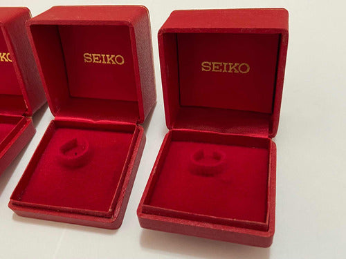 Caixa Porta Relógio Seiko Vermelha
