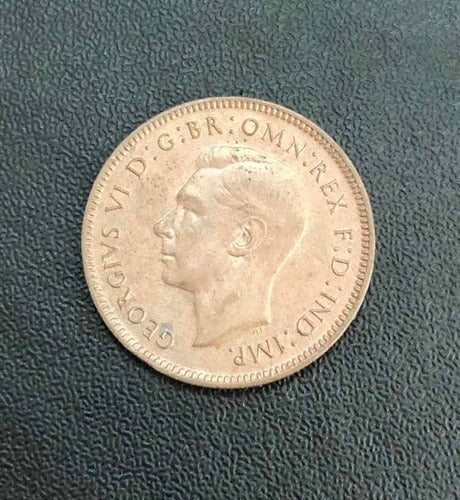 Moeda Antiga 1942 Grã Bretanha Reino Unido 1 Farthing