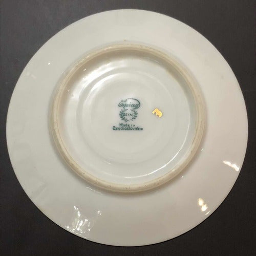 Antigo Prato Porcelana Epiag Checoslováquia