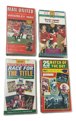 Antigas Fitas Vhs Bbc Futebol Inglês Premier League