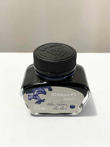 Tinta Para Caneta Pelikan 4001 Germany Blue Black Antiga