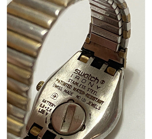 Relógio Antigo Suíço Swatch Irony 1995 Elástico Swiss Made
