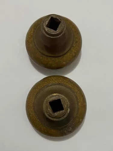 Puxadores Antigos De Bronze Redondo