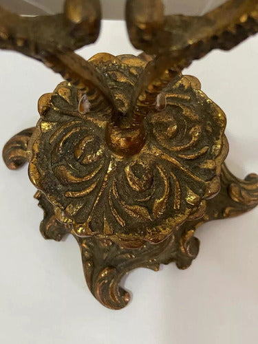 Suporte De Fruteira Em Bronze