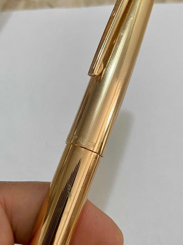 Canetas Antigas Hero 340 e Wing Sung Dourada