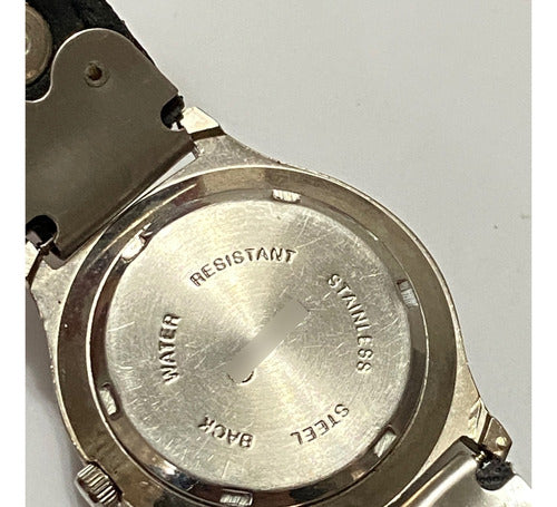 Relógio Antigo Yankee Street Anos 80 Prata