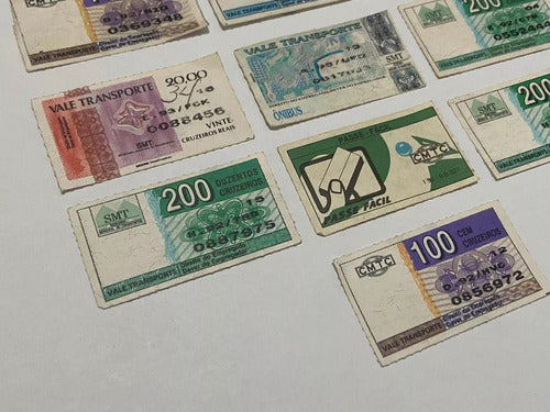 Passes Antigos Passagem De Onibus Cmtc Smt Lote
