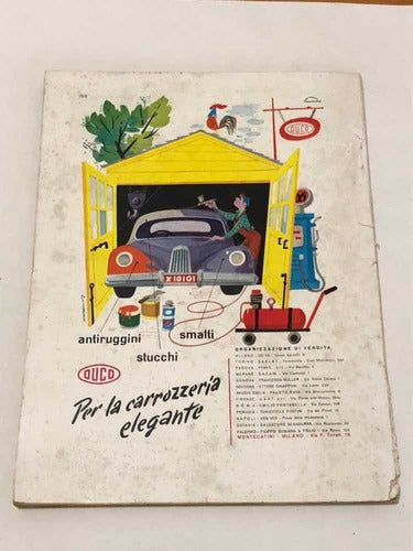 Revista Antiga De Automóveis Auto Italiana 1951