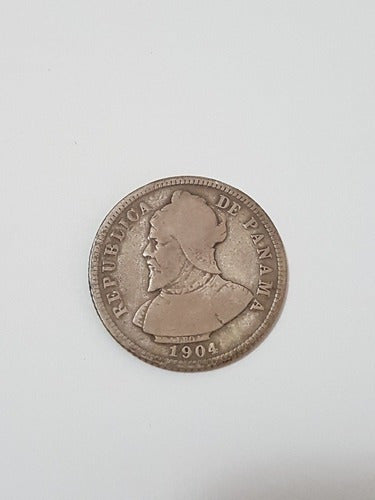 Moeda Antiga Panamá - 10 Diez Centesimos 1904