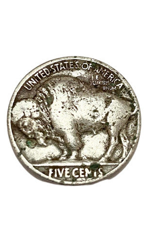 Moeda Antiga Eua Buffalo 1914 - 5 Cents Rara