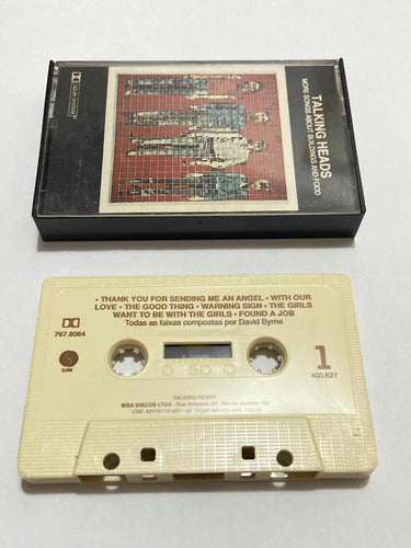 Antiga Fita Cassete K7 Talking Heads - More Songs About Buil