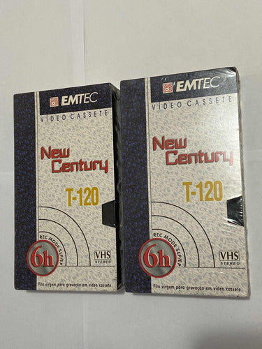 Antigas Fitas Vhs Lacradas Virgem Emtec New Century