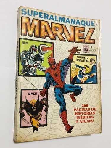 Hq Gibi Antigo Super Almanaque Marvel 1a Edição