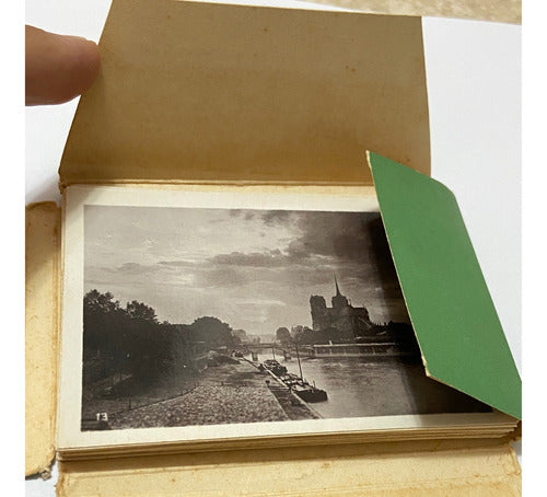 Lote Fotos Originais Antigas De Paris Souvenir Torre Eiffel