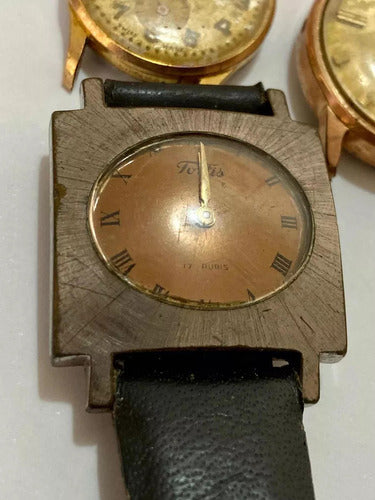 Lote Relógios Antigos Fortissimo 21 Mafil 21 Rubis Suiço