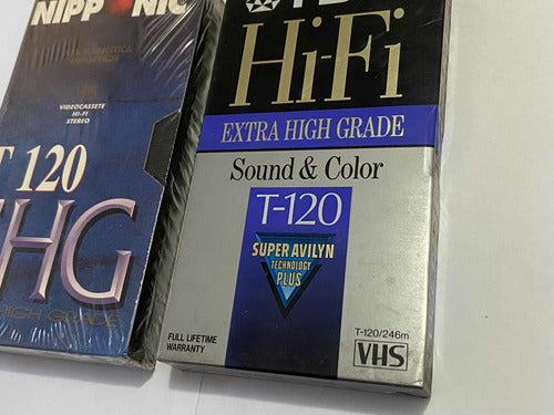 Fita Antiga Vhs Lacrada Virgem Nipponic E Tdk Hifi