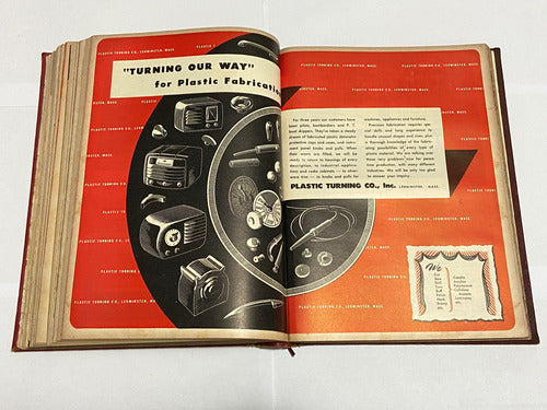Livro Antigo Catálogo De Plásticos - A Enciclopédia 1945