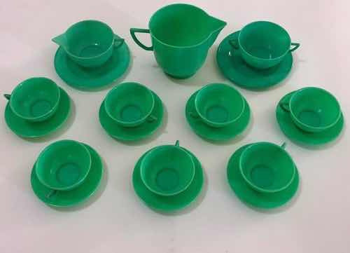 Lote De Xicaras E Pires Brinquedo Antigo Trol