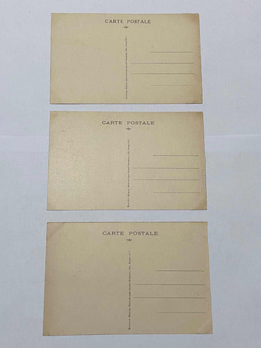 Antiga Coleção Cartões Postais Fotos De Animais Museu Paris