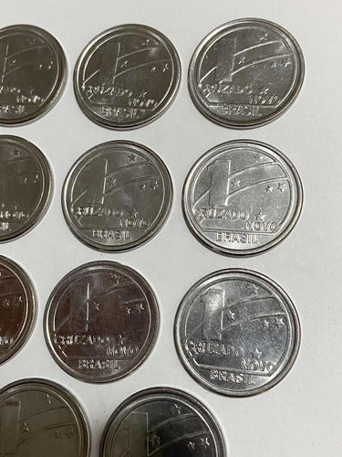 Lote Moedas Antigas Brasil 1 Cruzado