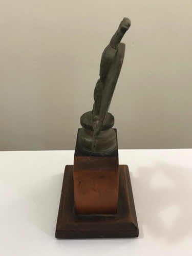Escultura Antiga Águia Alemanha Troféu Cor Prata