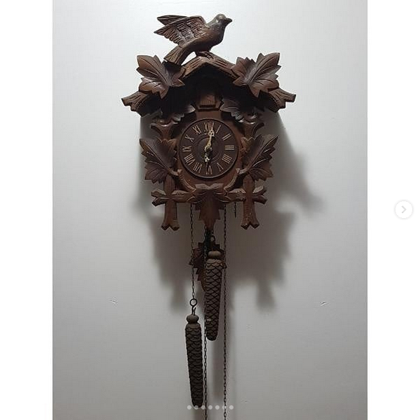 Antigo Relógio Cuco H Modelo 201 Ano 1952