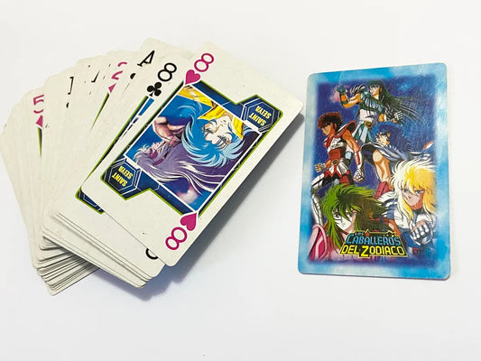 Baralho Antigo Raro Cavaleiros Do Zodíaco Azul