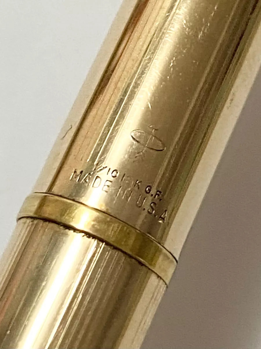 Antiga Caneta Americana Parker Usa 1/10 Gold 12k