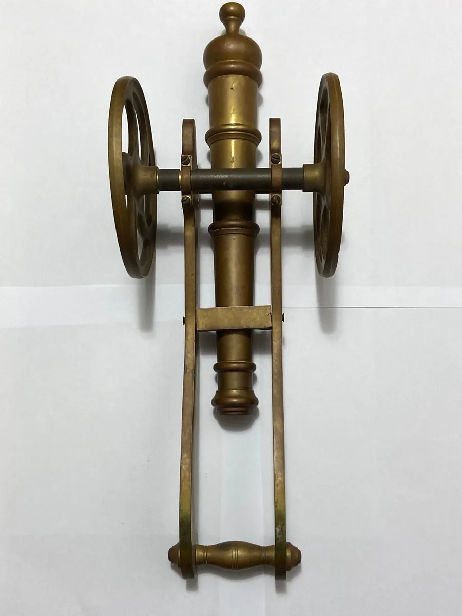 Canhão Decorativo Antigo Em Bronze John Somers Js Mg 46cm