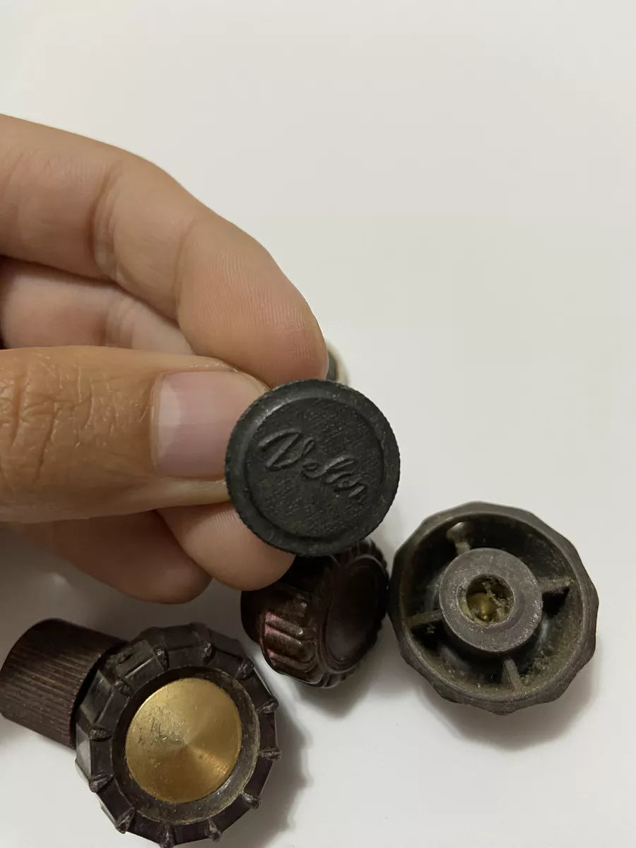 Lote Botões Knobs Radio Som Antigo
