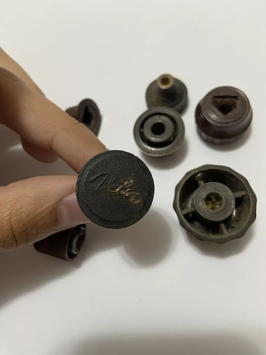 Lote Botões Knobs Radio Som Antigo