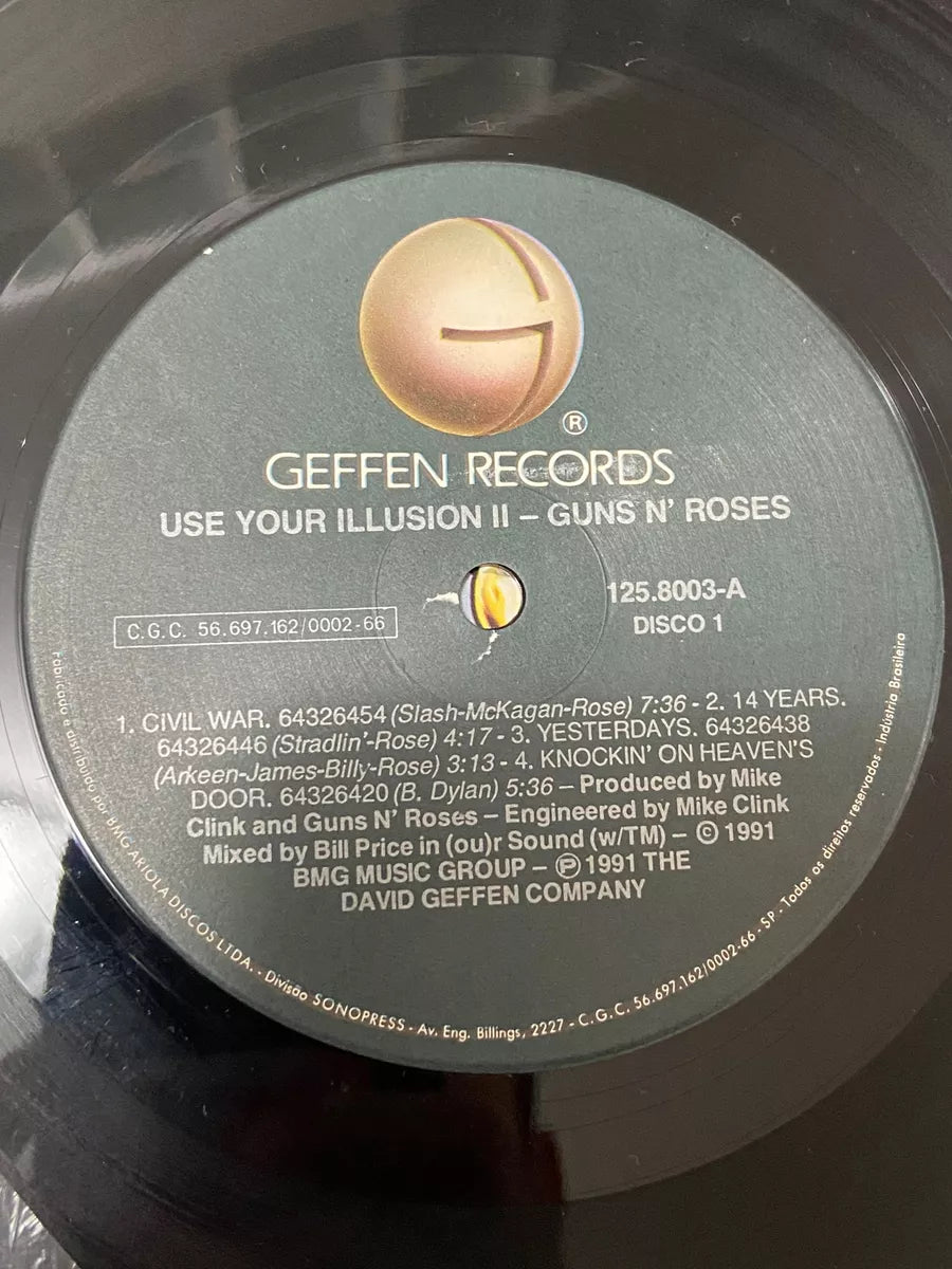 Lp Disco Duplo Guns N' Roses - Use Your Illusion 2 1991