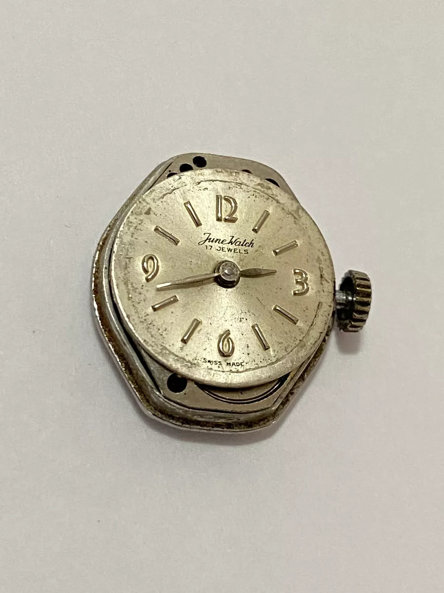 Antigo Relógio Swiss 17 Rubis June Watch