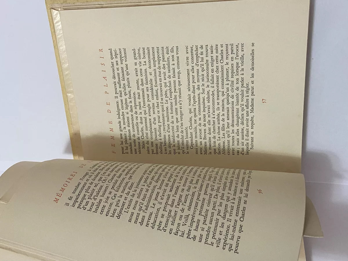 Livro Antigo Memoires De Fanny Hill 1954 John Cleland - Romance Erótico Clássico Que Desafiou A Moralidade E Libertou
