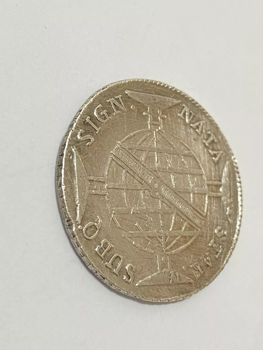 Moeda antiga de Prata de 960 Réis (Patacão) 1816 Rei João VI