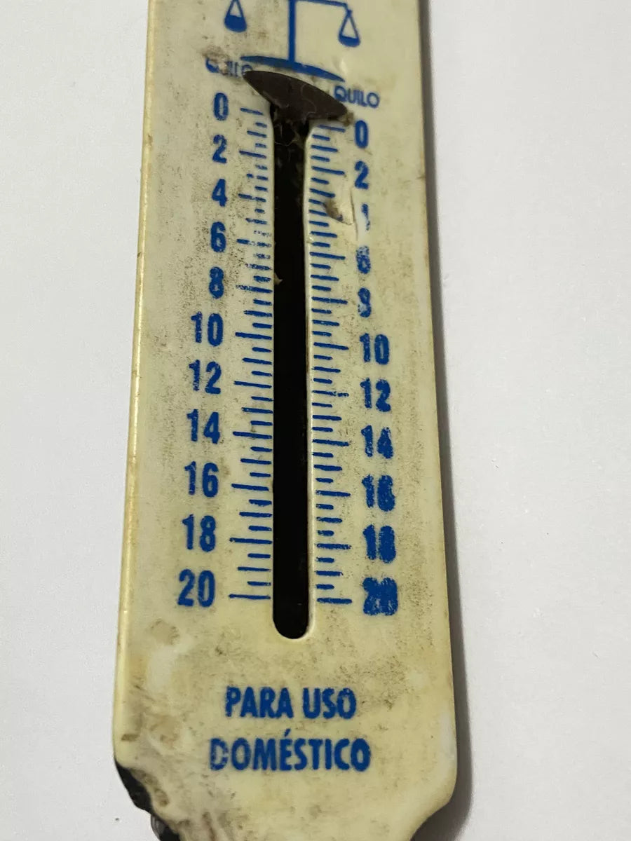 Mini Balança Antiga Manual Gancho 20kg