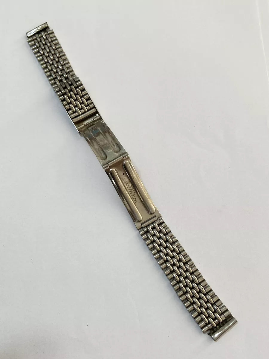 Pulseira De Relógio Antiga Prata Seiko 18mm