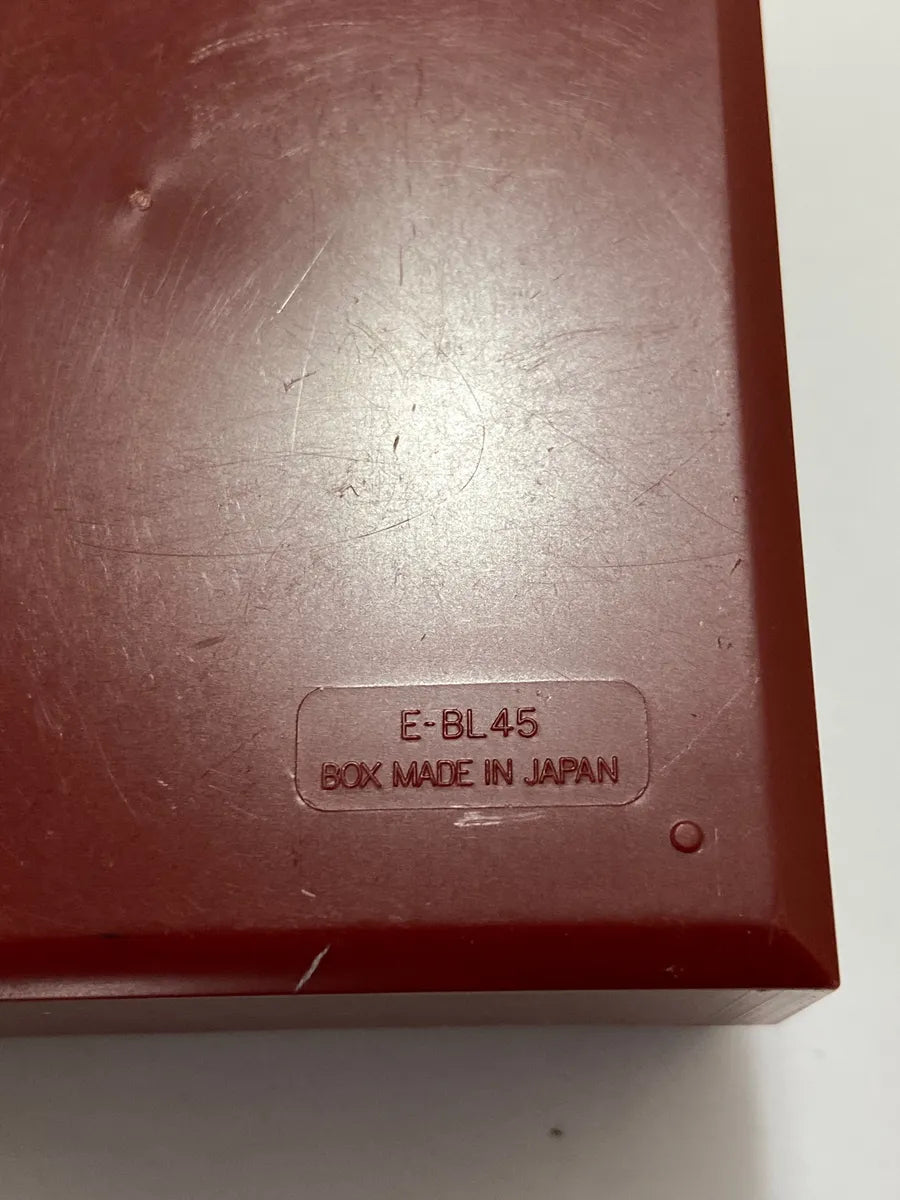 Caixa Original Relógio Seiko Quartz Anos 70/80 Japão Vermelho