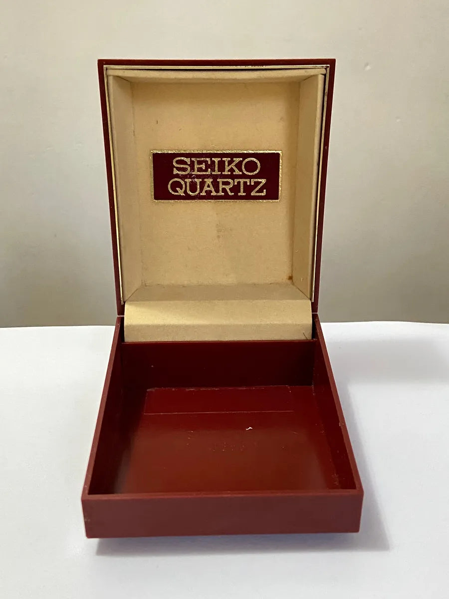 Caixa Original Relógio Seiko Quartz Anos 70/80 Japão Vermelho