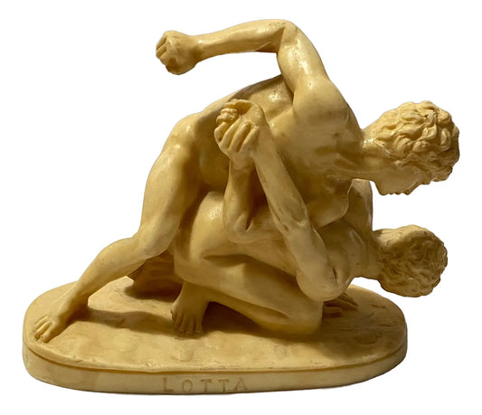 Escultura Antiga Luta Greco Romana Lotta A.santini - Italia