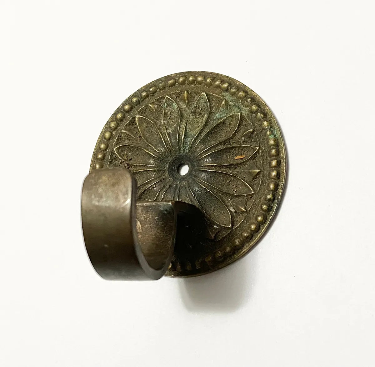 Gancho Antigo De Parede Em Bronze