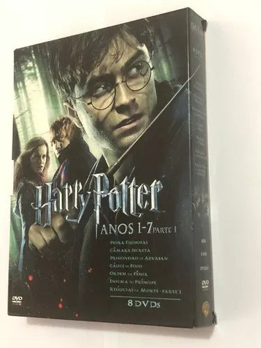 Box Harry Potter Anos 1 A 7 Parte 1 - 8 Dvds